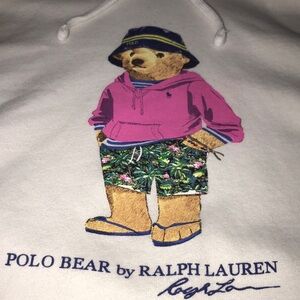 POLO RALPH LAUREN BEAR VACATION PULLOVER HOODIE